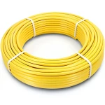 HDPE Pipes PE 80 Pressure 8 Bar Outside Diameter 110 mm Thickness 10 mm Yellow