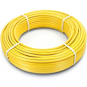 HDPE Pipes PE 80 Pressure 8 Bar Outside Diameter 110 mm Thickness 10 mm Yellow