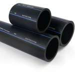 أنابيب HDPE السعودي PE 80 ضغط 12.5 بار قطر خارجي 355 مم سمك 32.2 مم لون أسود | مصنع أنظمة الانابيب السعودي (SPS)