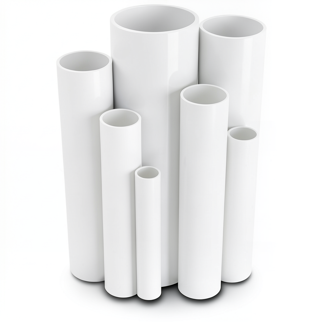 UPVC Pipes Nominal Pressure 2.5 Bar Outside Diameter 280 mm Thickness 2.3 mm White