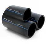 SPS HDPE Pipes PE 80 Pressure 5 Bar Outside Diameter 400 mm Thickness 15.3 mm Black | Saudi Pipes Systems (SPS)