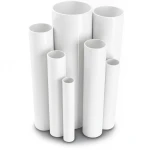 مواسير UPVC جدول 80 مقاس ¼ 1 إنش سمك 4.9 مم لون أبيض
