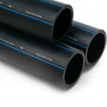 أنابيب HDPE السعودي PE 80 ضغط 8 بار قطر خارجي 400 مم سمك 23.7 مم لون اسود | مصنع أنظمة الانابيب السعودي (SPS)