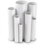 مواسير UPVC جدول 80 مقاس ½ 1 إنش سمك 5.10 مم لون أبيض