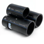 SPS HDPE Pipes PE 80 Pressure 12.5 Bar OD 400 mm Thickness 36.3 mm Black | Saudi Pipes Systems (SPS)