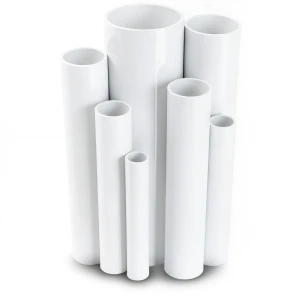 مواسير UPVC ضغط 2.5 بار قطر خارجي 250 مم سمك 2.0 مم لون أبيض