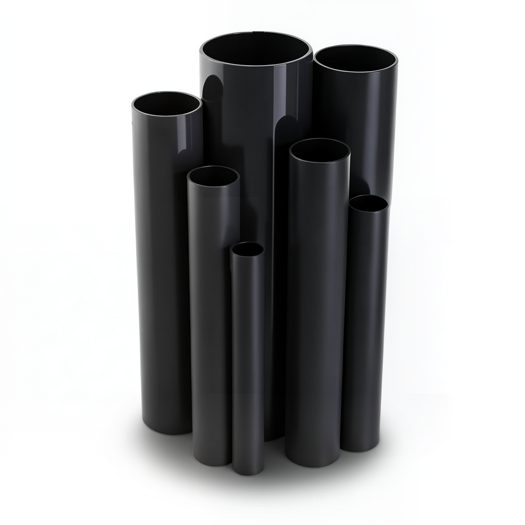 UPVC Pipes Pressure 2.5 Bar Outside Diameter 280 mm Thickness 2.3 mm Black