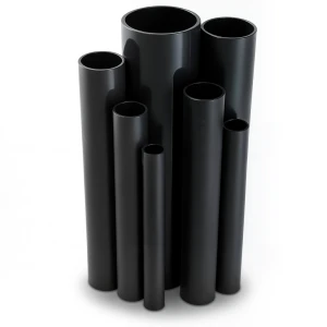 مواسير UPVC ضغط اسمي 16 بار قطر خارجي 225 مم سمك 16.7 مم لون اسود