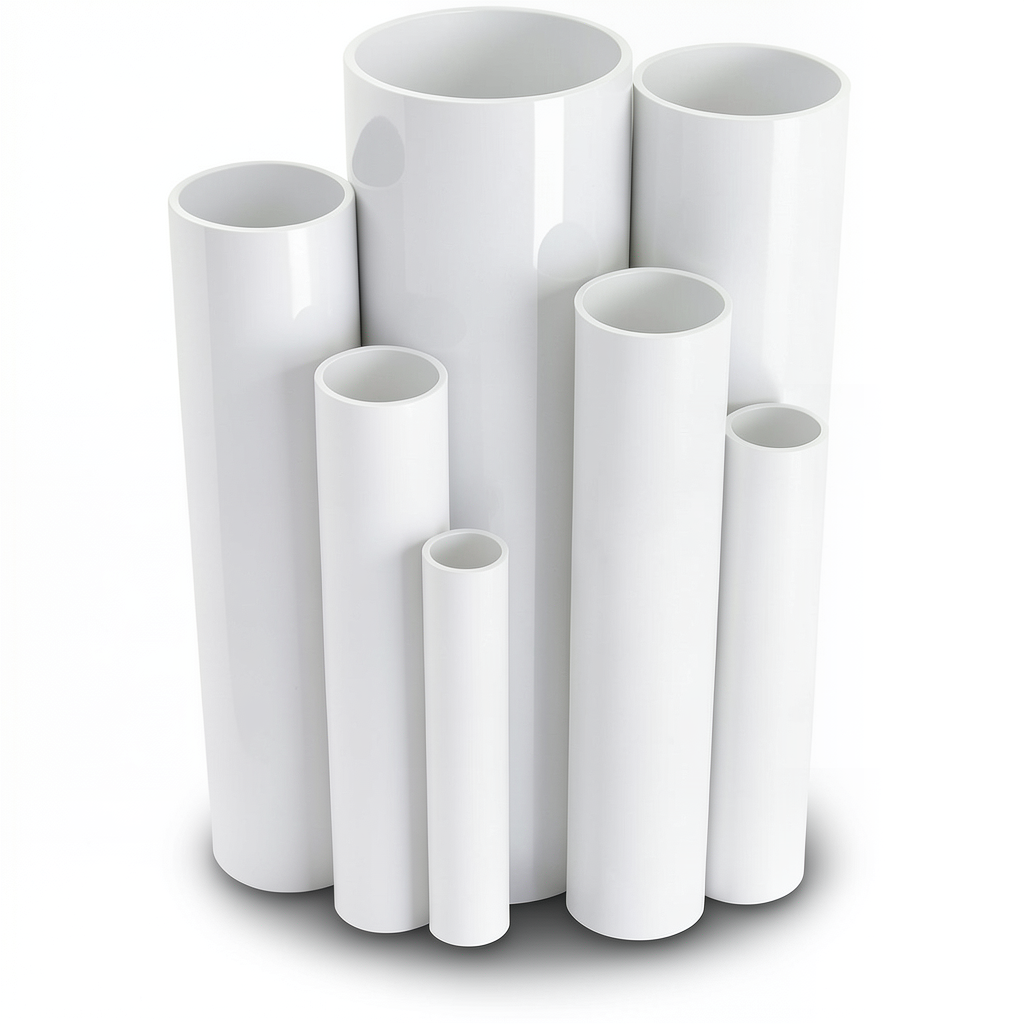 UPVC Pipes Schedule 80 Size 1 inch Thickness 4.6 mm White Colour
