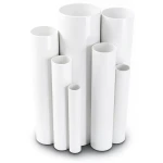 مواسير UPVC ضغط 4 بار قطر خارجي 280 مم سمك 5.5 مم لون أبيض