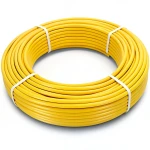 HDPE Pipes PE 80 Pressure 8 Bar Outside Diameter 125 mm Thickness 11.4 mm Yellow