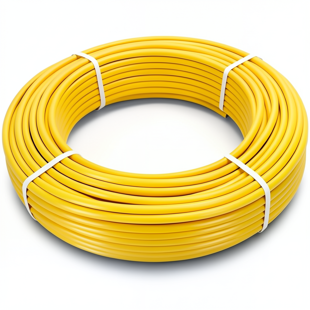 HDPE Pipes PE 80 Pressure 8 Bar Outside Diameter 125 mm Thickness 11.4 mm Yellow