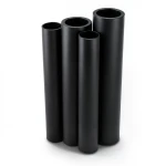 HDPE Pipes PE 80 Pressure 8 Bar Outside Diameter 450 mm Thickness 26.7 mm Black