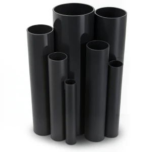 UPVC Pipes Schedule 40 Size ½ inch Thickness 2.8 mm Black