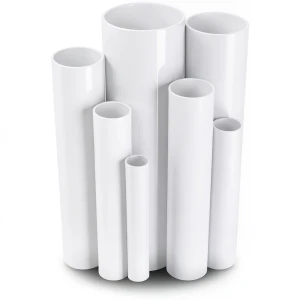 مواسير UPVC جدول 80 مقاس ½ 1 إنش سمك 5.10 مم لون أبيض