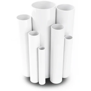 مواسير UPVC ضغط 2.5 بار قطر خارجي 250 مم سمك 2.0 مم لون أبيض