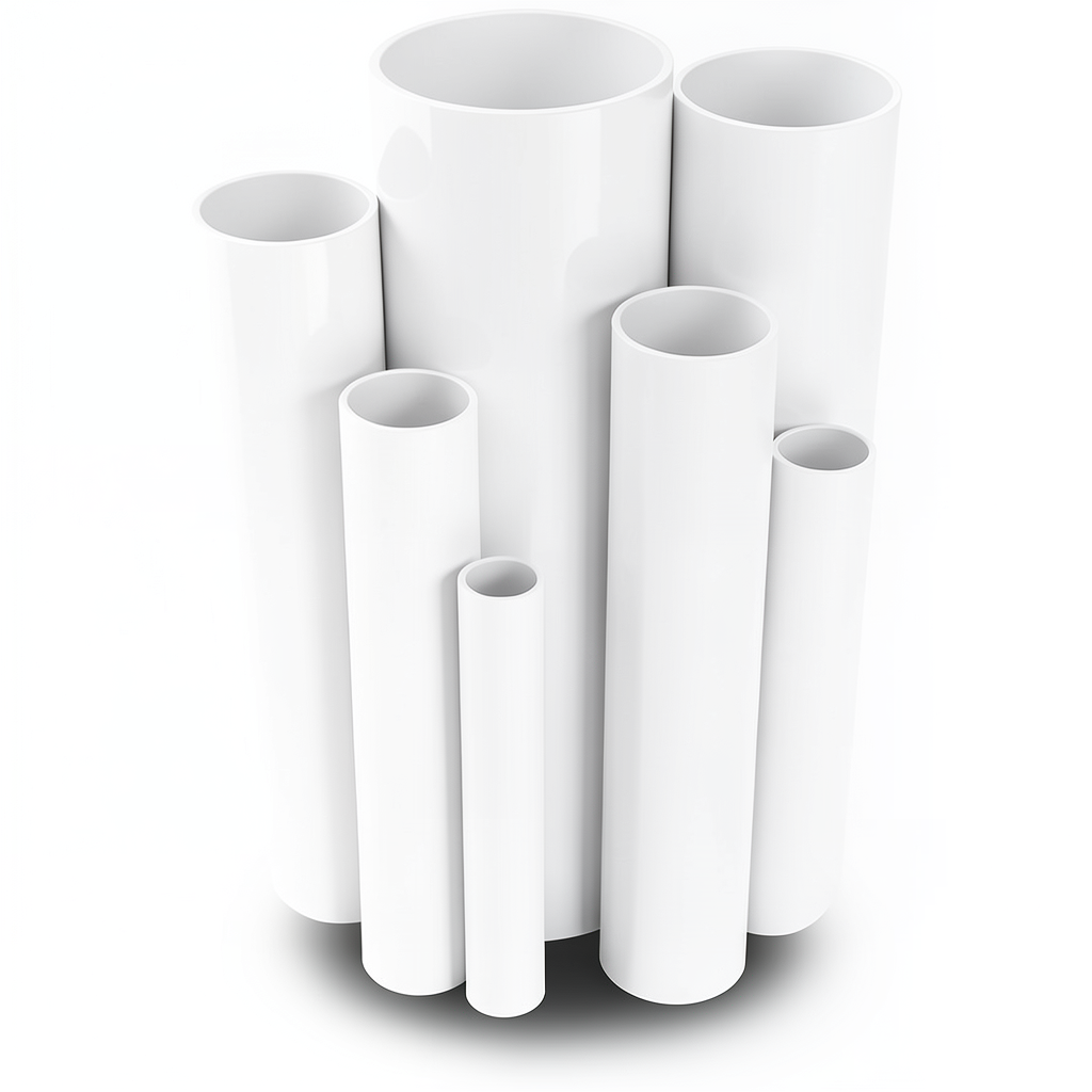 UPVC Pipes 2.5 Bar Pressure 250 mm Diameter 2.0 mm Thickness White