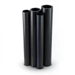 HDPE Pipes PE 80 Pressure 8 Bar Outside Diameter 500 mm Thickness 29.7 mm Black