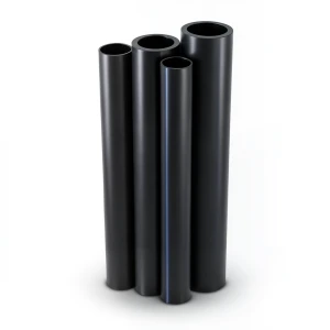 HDPE Pipes PE 80 Pressure 8 Bar Outside Diameter 500 mm Thickness 29.7 mm Black
