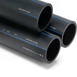 مواسير SPS HDPE PE 80 ضغط 12.5 بار قطر 450 مم سمك 40.9 مم أسود | مصنع أنظمة الانابيب السعودي (SPS)