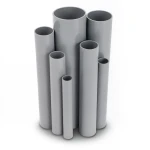 مواسير UPVC جدول 40 مقاس 1 إنش سمك 3.4 مم لون رمادي
