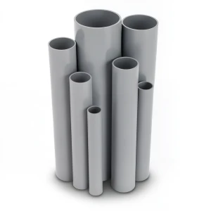 UPVC Pipes Schedule 40 Size 1 inch Thickness 3.4 mm Gray