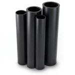 HDPE Pipes PE 100 Pressure 10 Bar Outside Diameter 560 mm Thickness 33.2 mm Black