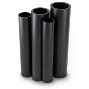 مواسير HDPE PE 100 ضغط 10 بار قطر خارجي 560 مم سمك 33.2 مم لون أسود