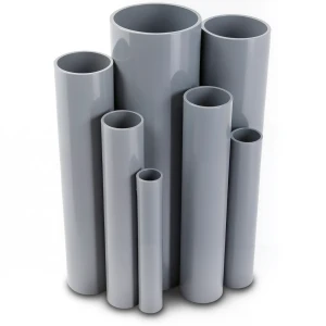 UPVC Pipes Schedule 40 Size ½ inch Thickness 2.8 mm Gray
