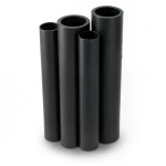 HDPE Pipes PE 80 Pressure 8 Bar Outside Diameter 630 mm Thickness 37.4 mm Black