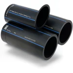 SPS HDPE Pipes PE 80 Pressure 12.5 Bar Outside Diameter 355 mm Thickness 32.2 mm Black | Saudi Pipes Systems (SPS)