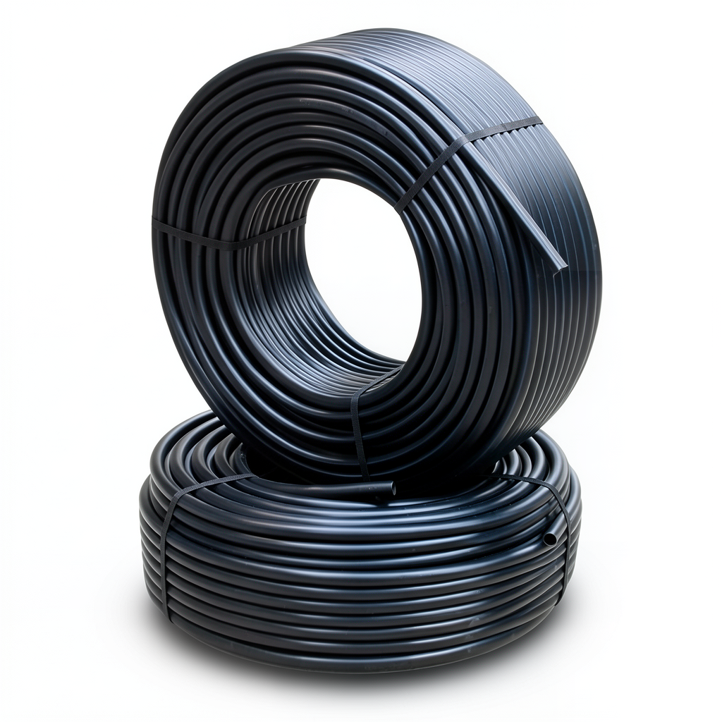 Al-Rajhi HDPE Pipes PE 80 Pressure 8 Bar Outer Diameter 63 mm Thickness 3.8 mm Black