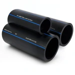 أنابيب HDPE السعودي PE 80 ضغط 5 بار قطر خارجي 400 مم سمك 15.3 مم لون أسود | مصنع أنظمة الانابيب السعودي (SPS)