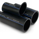 أنابيب SPS HDPE PE 80 ضغط 12.5 بار قطر خارجي 400 مم سمك 36.3 مم أسود | مصنع أنظمة الانابيب السعودي (SPS)