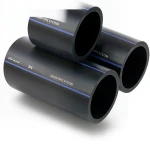 SPS HDPE Pipes PE 80 Pressure 5 Bar Outside Diameter 400 mm Thickness 15.3 mm Black | Saudi Pipes Systems (SPS)