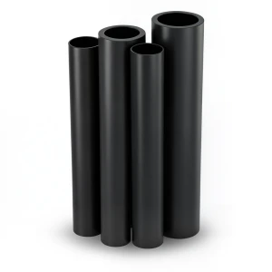 مواسير HDPE الراجحي PE 80 ضغط 8 بار قطر خارجي 200 مم سمك 11.9 مم لون أسود