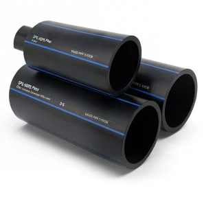 SPS HDPE Pipes PE 80 Pressure 5 Bar Outside Diameter 450 mm Thickness 17.2 mm Black | Saudi Pipes Systems (SPS)