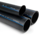 مواسير SPS HDPE PE 80 ضغط 12.5 بار قطر 450 مم سمك 40.9 مم أسود | مصنع أنظمة الانابيب السعودي (SPS)
