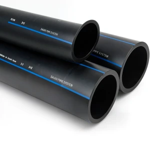 SPS HDPE Pipes PE 80 Pressure 12.5 Bar Diameter 450 mm Thickness 40.9 mm Black | Saudi Pipes Systems (SPS)