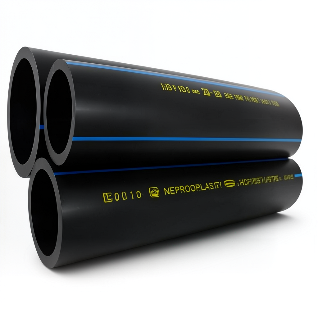 HDPE Pipes PE 100 Pressure 20 Bar Outside Diameter 16 mm Thickness 1.8 mm Black | NEPROPLAST