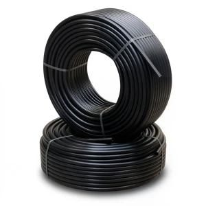 أنابيب HDPE الراجحي PE 80 ضغط 8 بار قطر خارجي 110 مم سمك 6.6 مم لون أسود