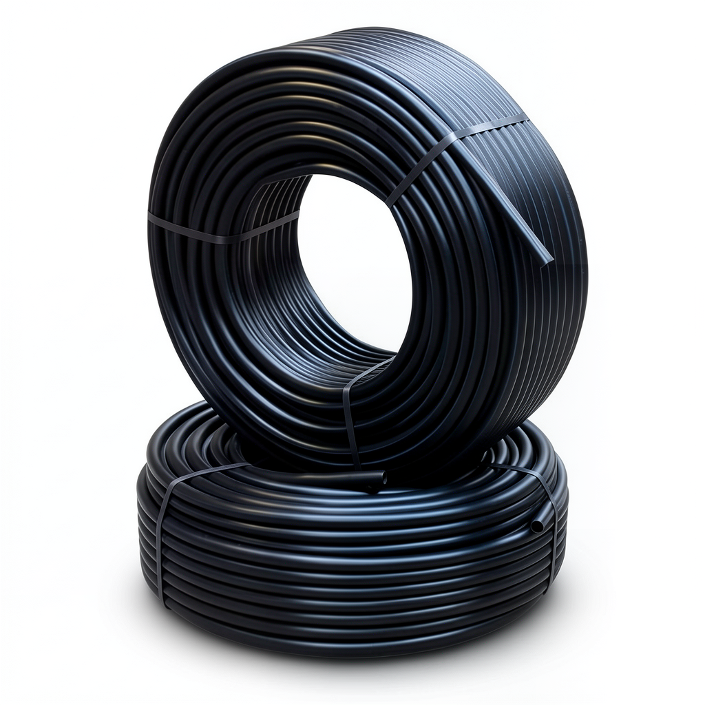أنابيب HDPE الراجحي PE 80 ضغط 8 بار قطر خارجي 160 مم سمك 9.5 مم لون أسود