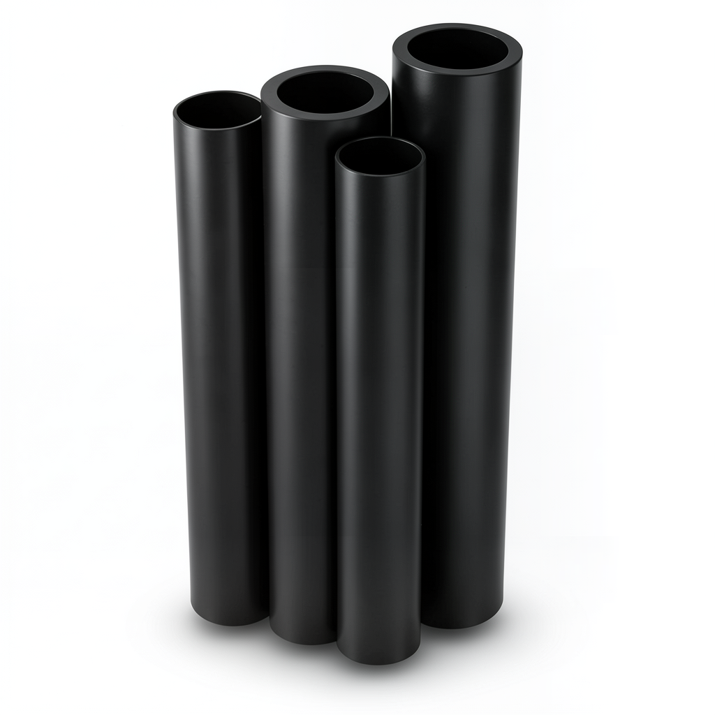 مواسير HDPE الراجحي PE 80 ضغط 8 بار قطر خارجي 225 مم سمك 13.4 مم لون اسود