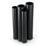 مواسير HDPE الراجحي PE 80 ضغط 8 بار قطر خارجي 200 مم سمك 11.9 مم لون أسود
