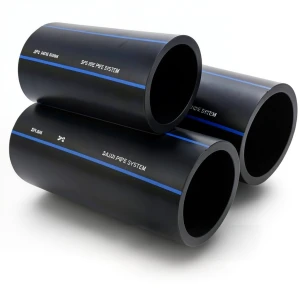 SPS HDPE Pipes PE 80 Pressure 5 Bar Outside Diameter 630 mm Thickness 24.1 mm Black | Saudi Pipes Systems (SPS)