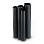 HDPE Pipes PE 80 Pressure 8 Bar Outer Diameter 280 mm Thickness 16.6 mm Black