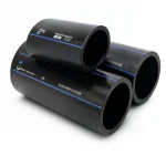 SPS HDPE Pipes PE 80 Pressure 8 Bar Outside Diameter 630 mm Thickness 37.4 mm Black | Saudi Pipes Systems (SPS)