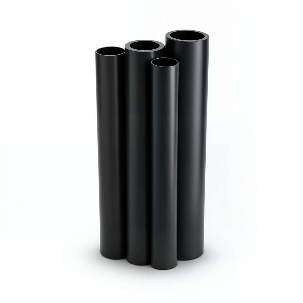 مواسير HDPE الراجحي PE 80 ضغط 8 بار قطر خارجي 315 مم سمك 18.7 مم لون اسود