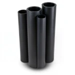 HDPE Pipes PE 80 8 Bar Outer Diameter 355 mm Thickness 21.1 mm Black