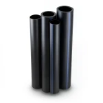 Al-Rajhi HDPE Pipes PE 80 8 Bar Pressure 400 mm OD 23.7 mm Thickness Black